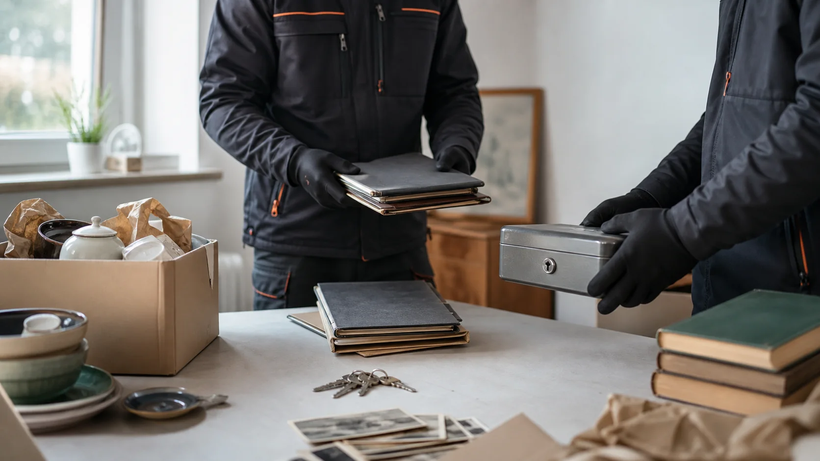 Illustration zum sicheren Umgang mit Dokumenten und Datenträgern